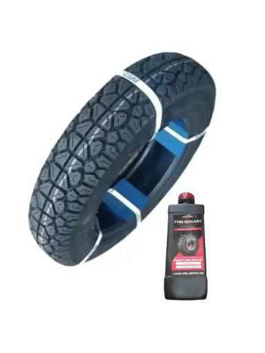 3.50.10  Ceat Scooter tyre with sealant  for dio,aviator,ray,grazia etc